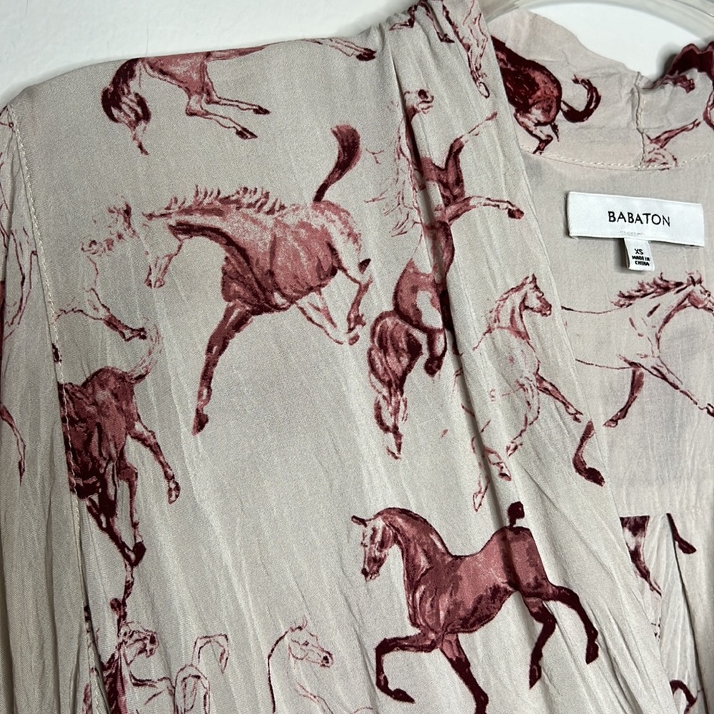 Babaton Horses Blouse XS - Picture 4 of 12